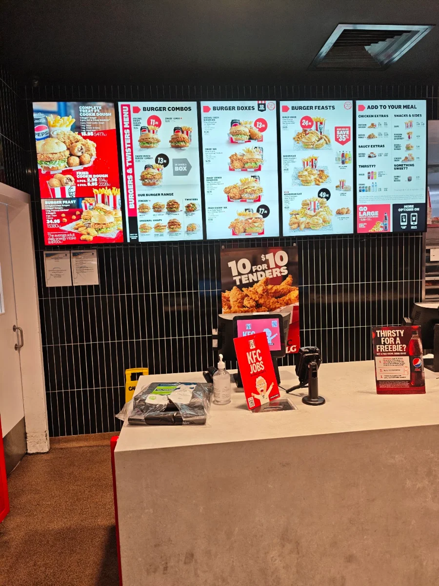 Menu, KFC Coorparoo