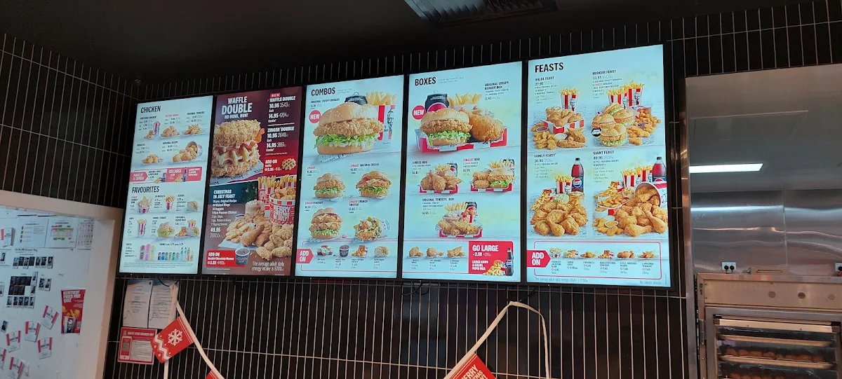 Menu, KFC Coorparoo