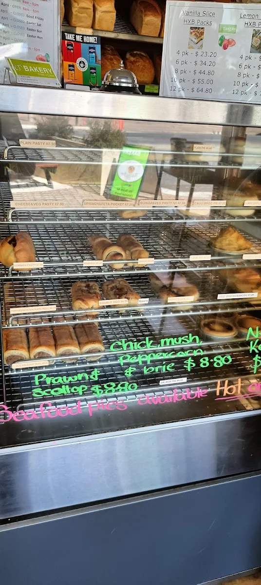 Menu, CJ's Bakery