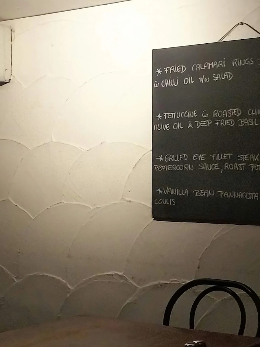 Menu, La Fettuccina Restaurant