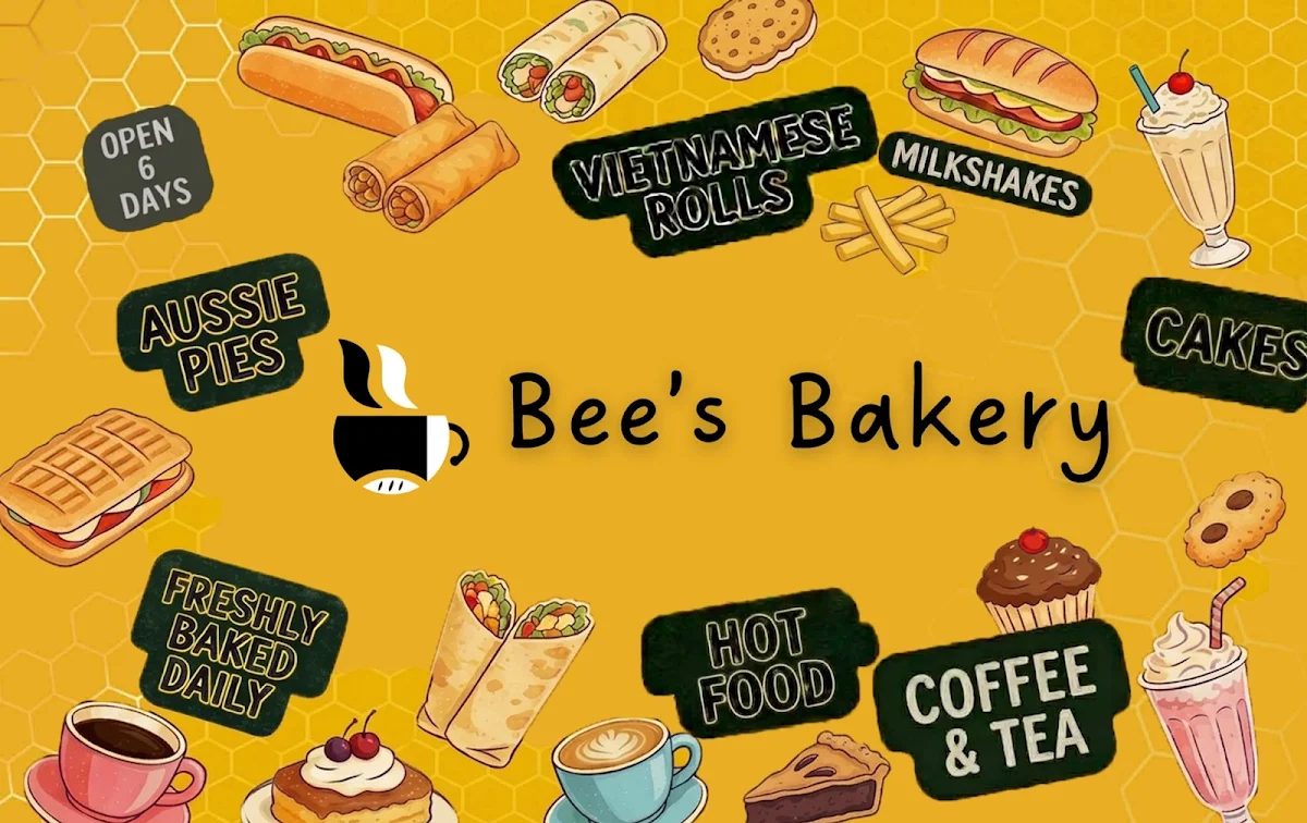 Menu, Bee’s Bakery