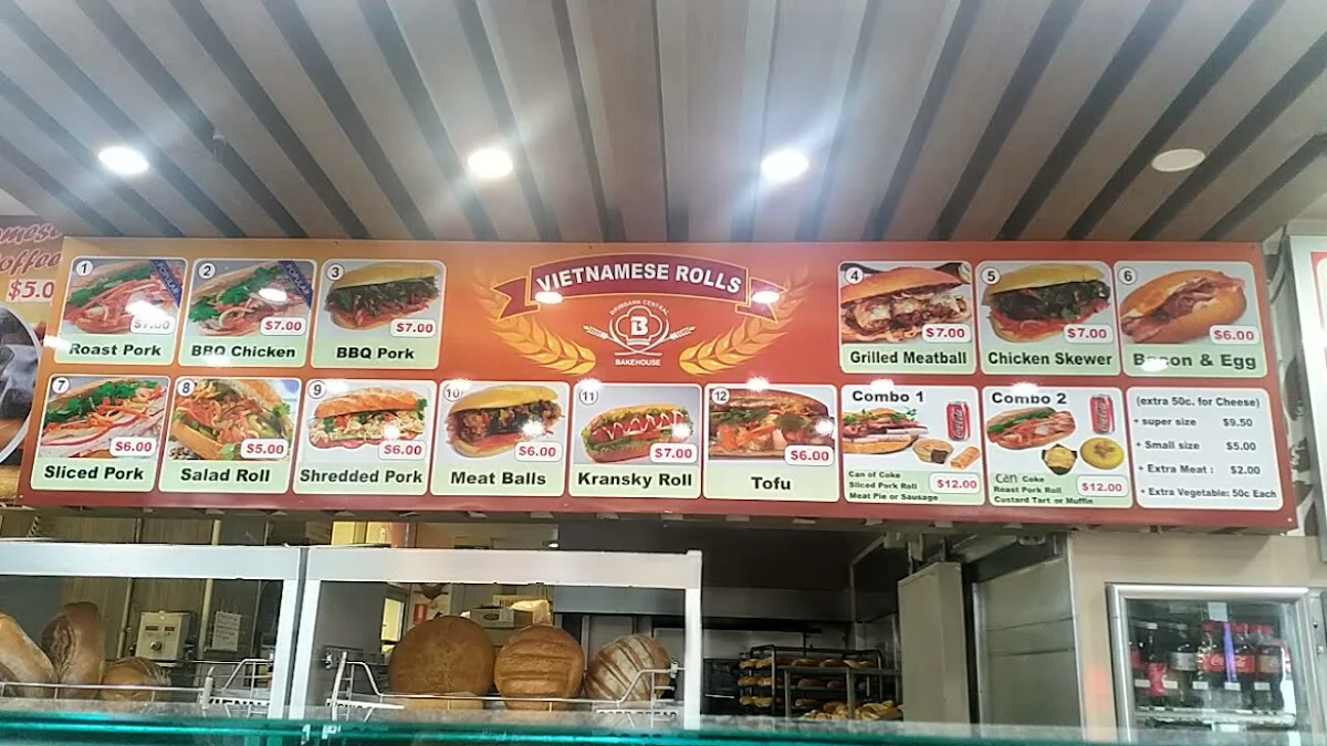 Menu, Brimbank Bakehouse