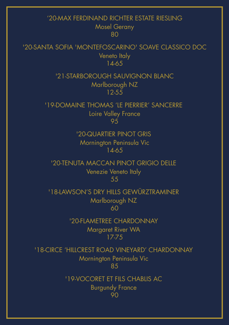 Menu, ELCHI-Indian Restaurant Melbourne