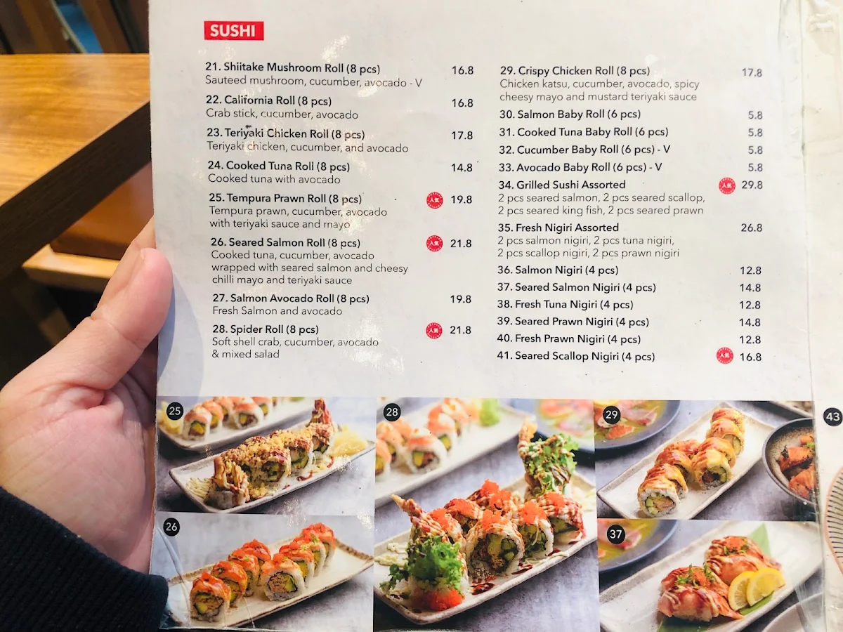 Menu, UMAYA World Square