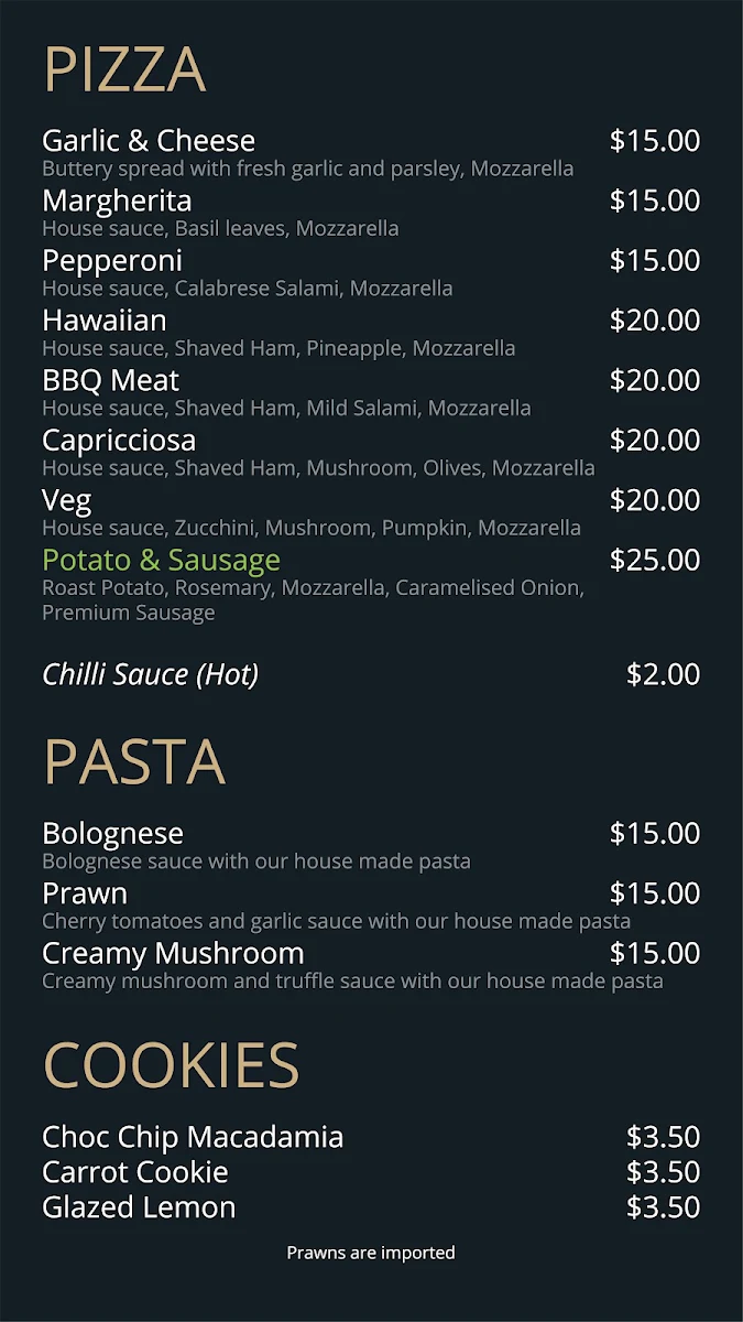 Menu photo 1