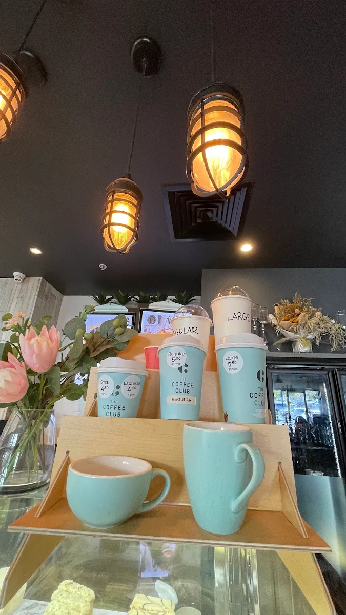 Menu, The Coffee Club Café