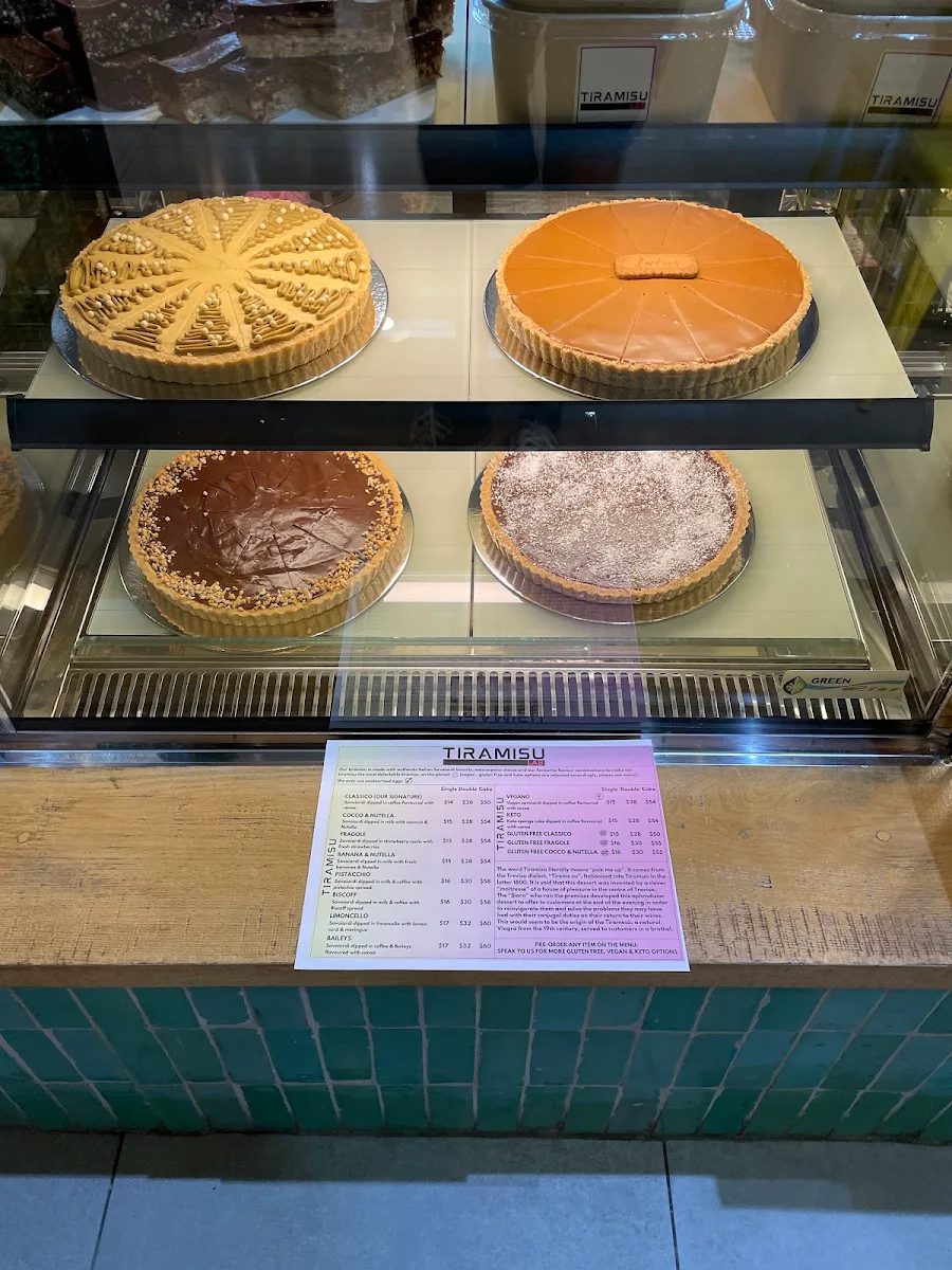 Menu, Tiramisu Lab