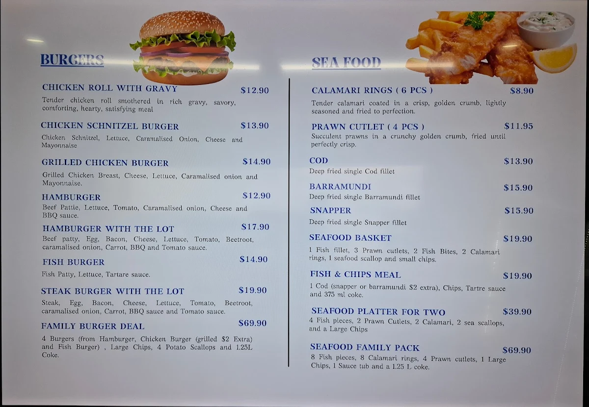 Menu, Brizzy Bites