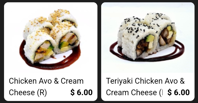 Menu, Say Sushi