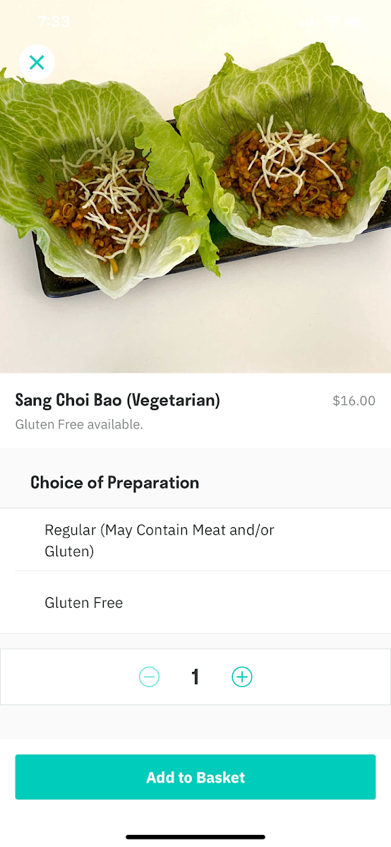 Menu, Little Fu