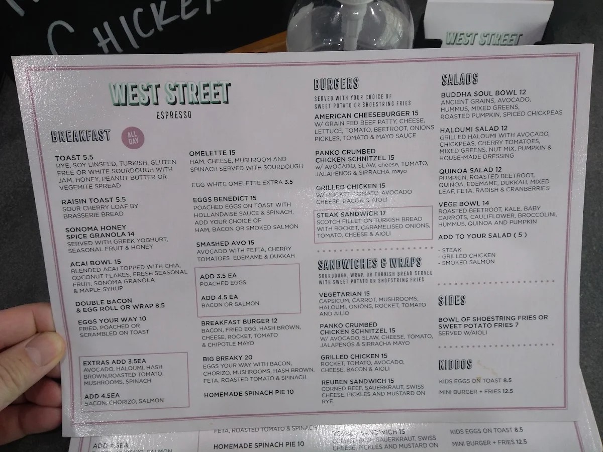 Menu, Flock Eatery & Catering