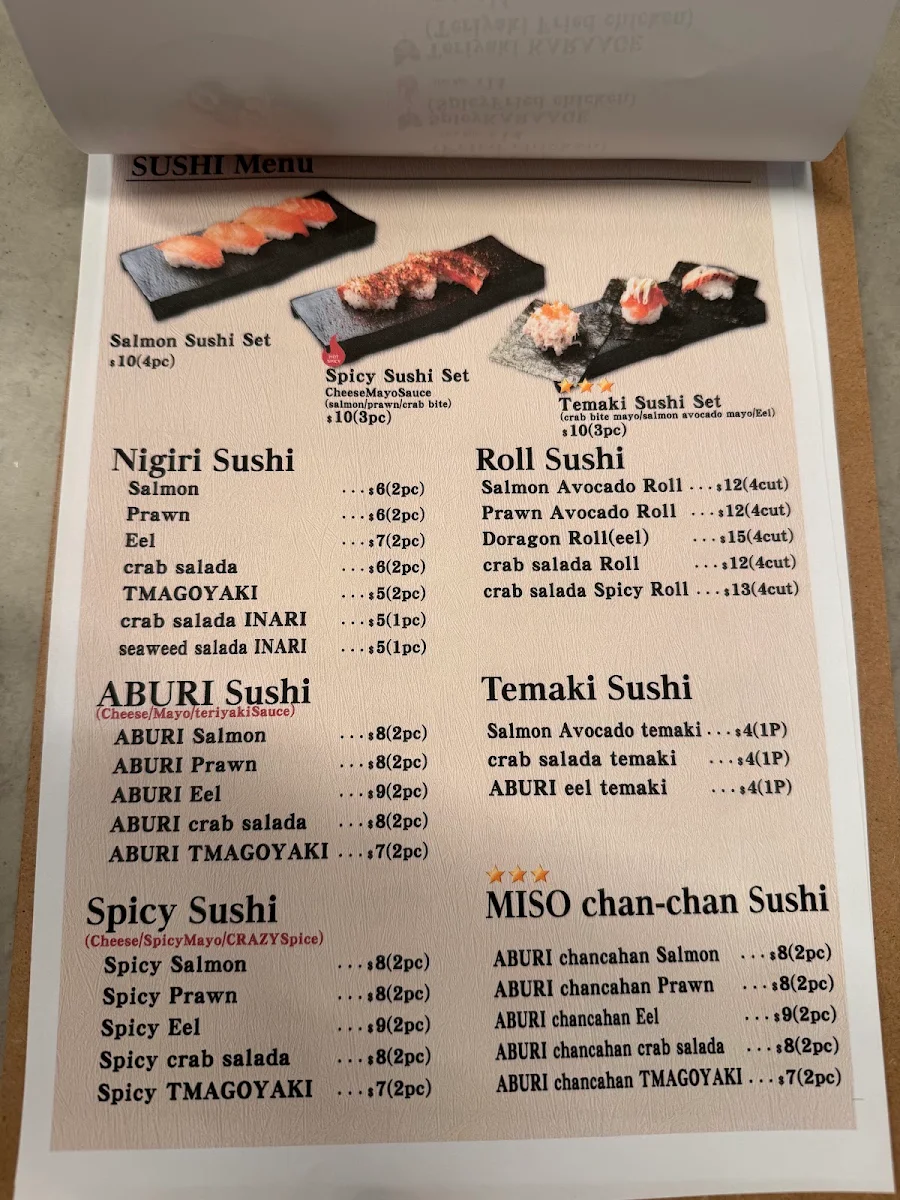 Menu, Crafted Ramen Misolado North Sydney