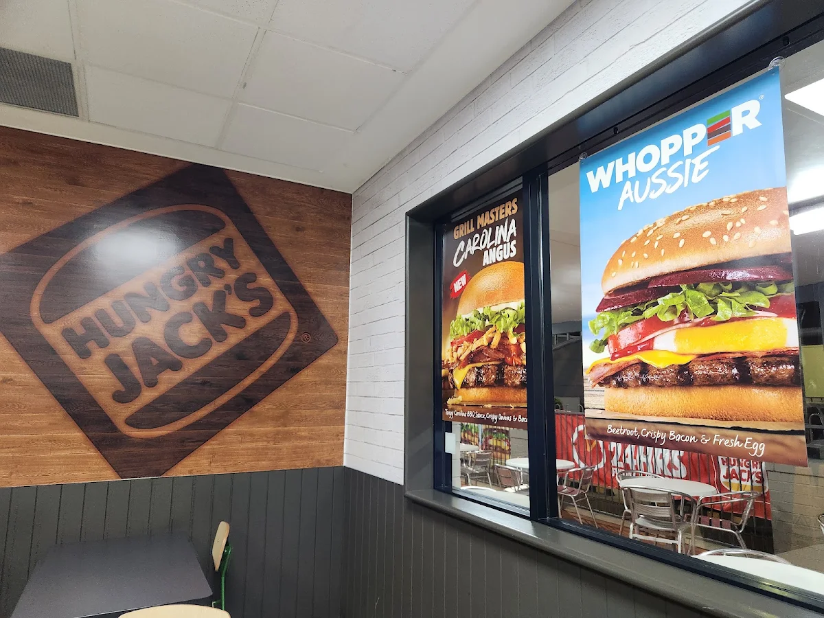 Menu, Hungry Jack's Burgers St Marys