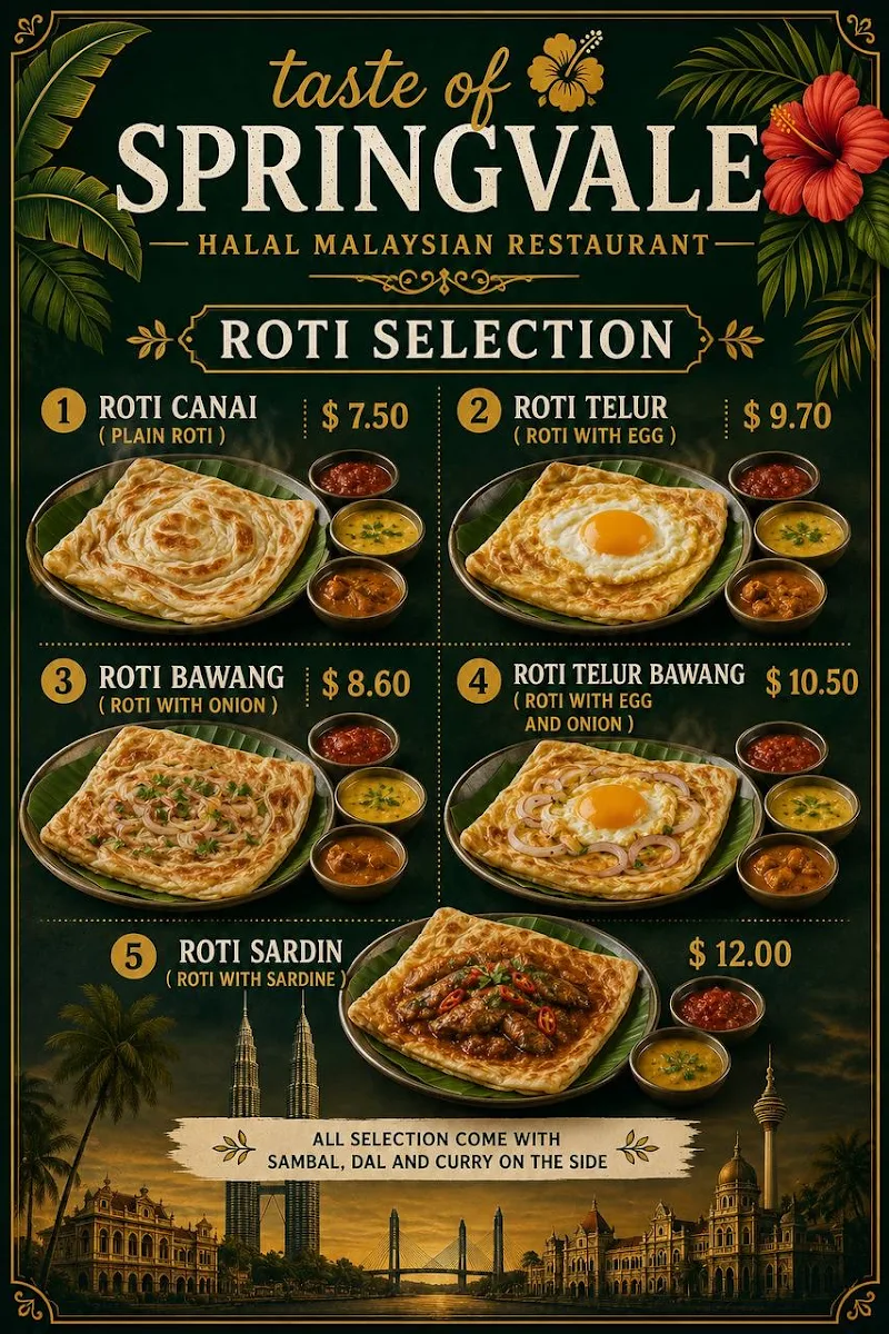 Menu, Taste of Springvale