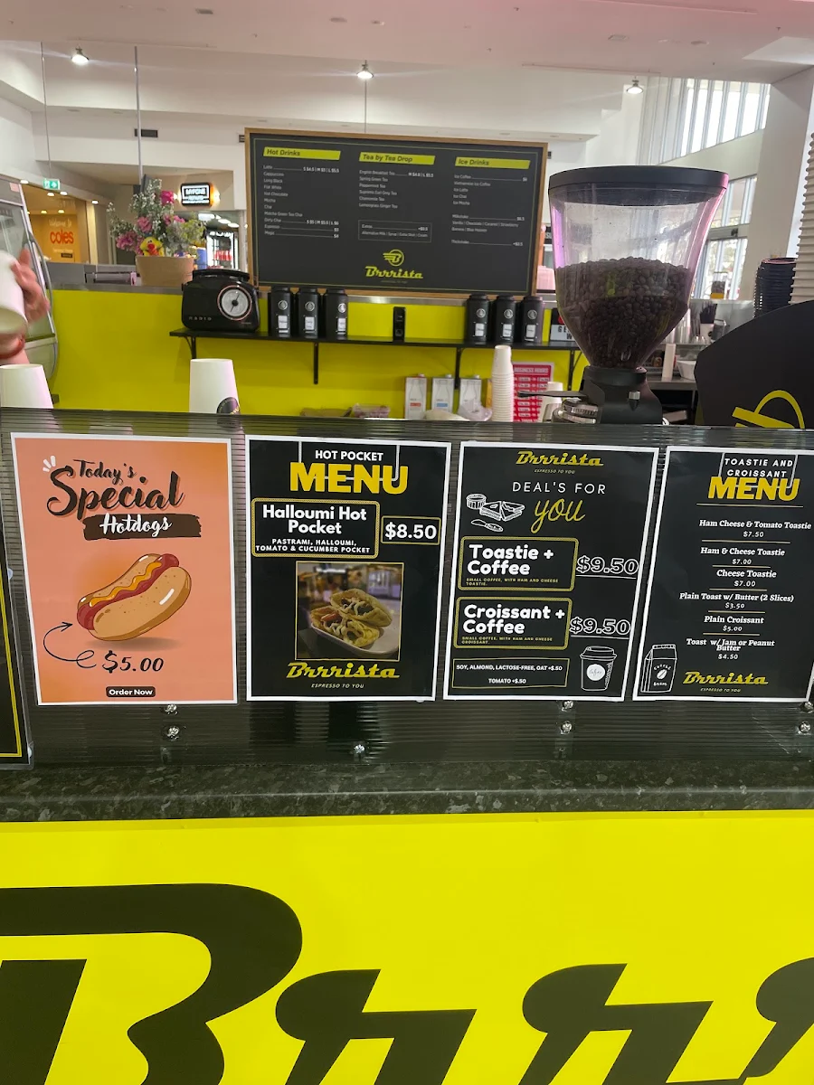 Menu, Brrrista