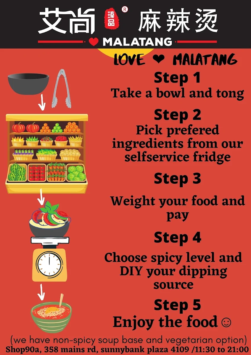 Menu, Love Malatang Sunnybank (Noodle Soup & Hotpot Chinese Restaurant)