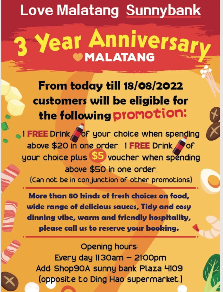 Menu, Love Malatang Sunnybank (Noodle Soup & Hotpot Chinese Restaurant)