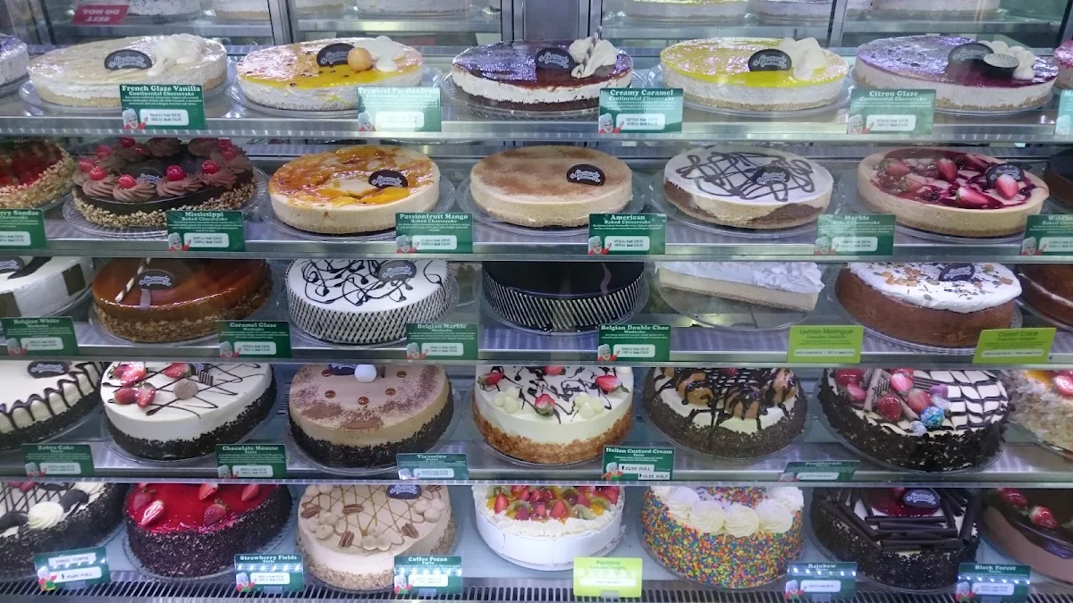 Menu, The Cheesecake Shop Roxburgh Park