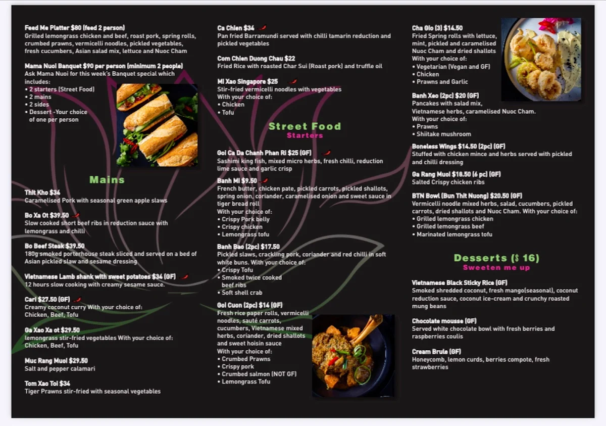 Menu photo 1