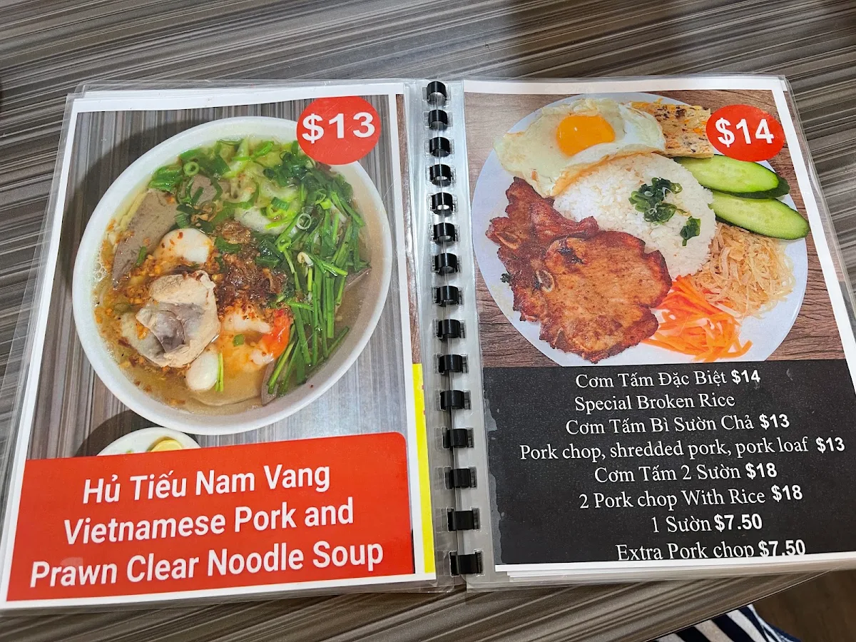 Menu, Pho Hung Highclere BMT