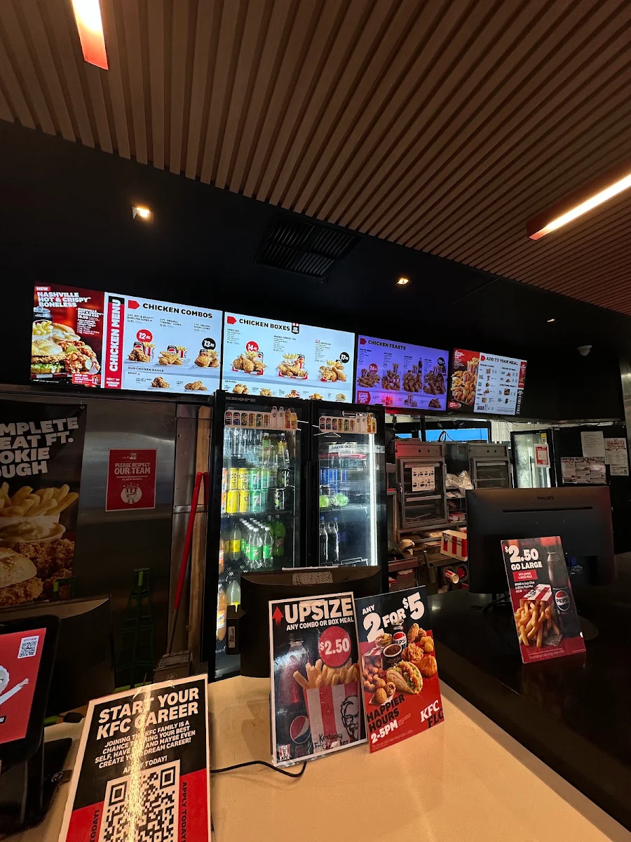Menu, KFC Coffs Harbour South