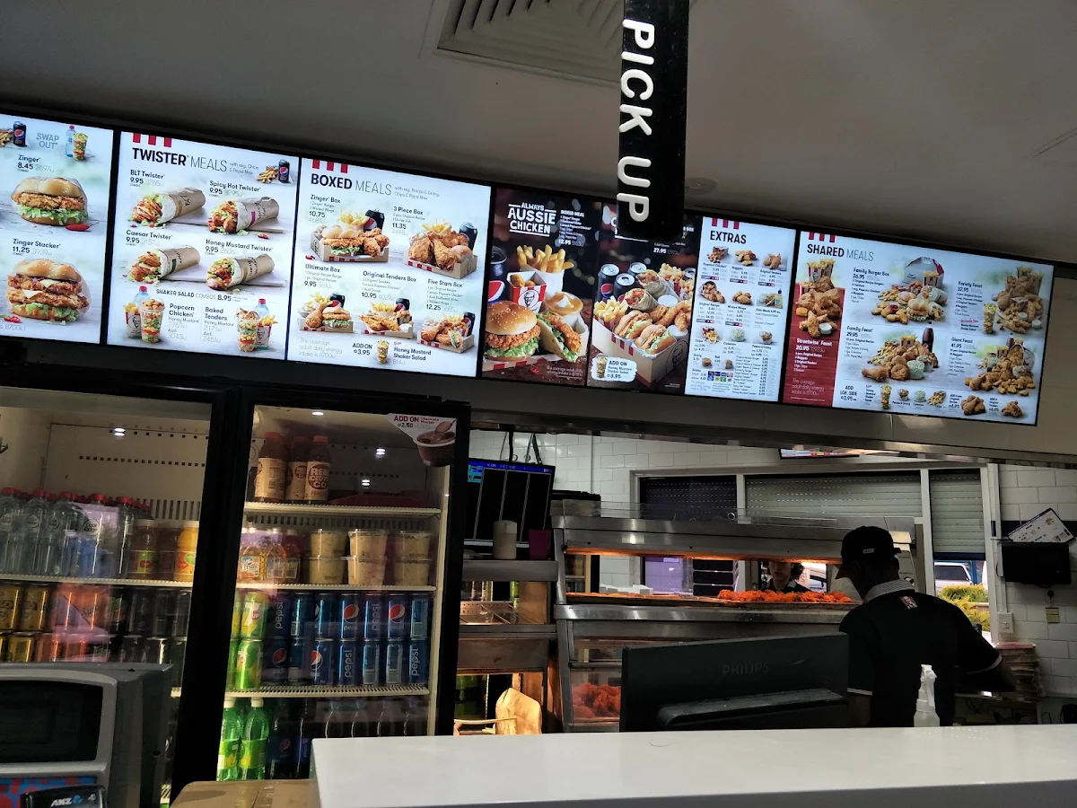 Menu, KFC Coffs Harbour South
