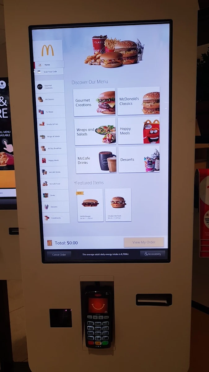 Menu, McDonald's Traralgon