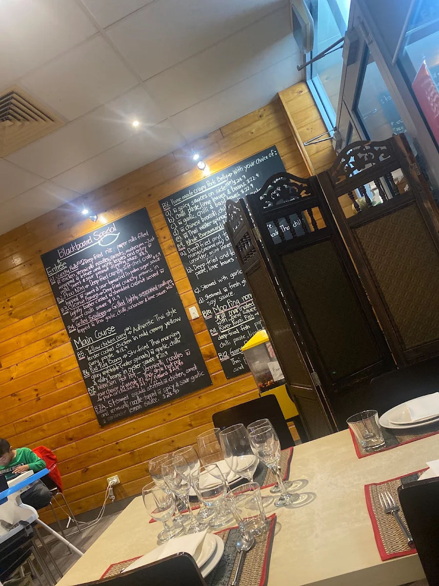 Menu, Little Siam