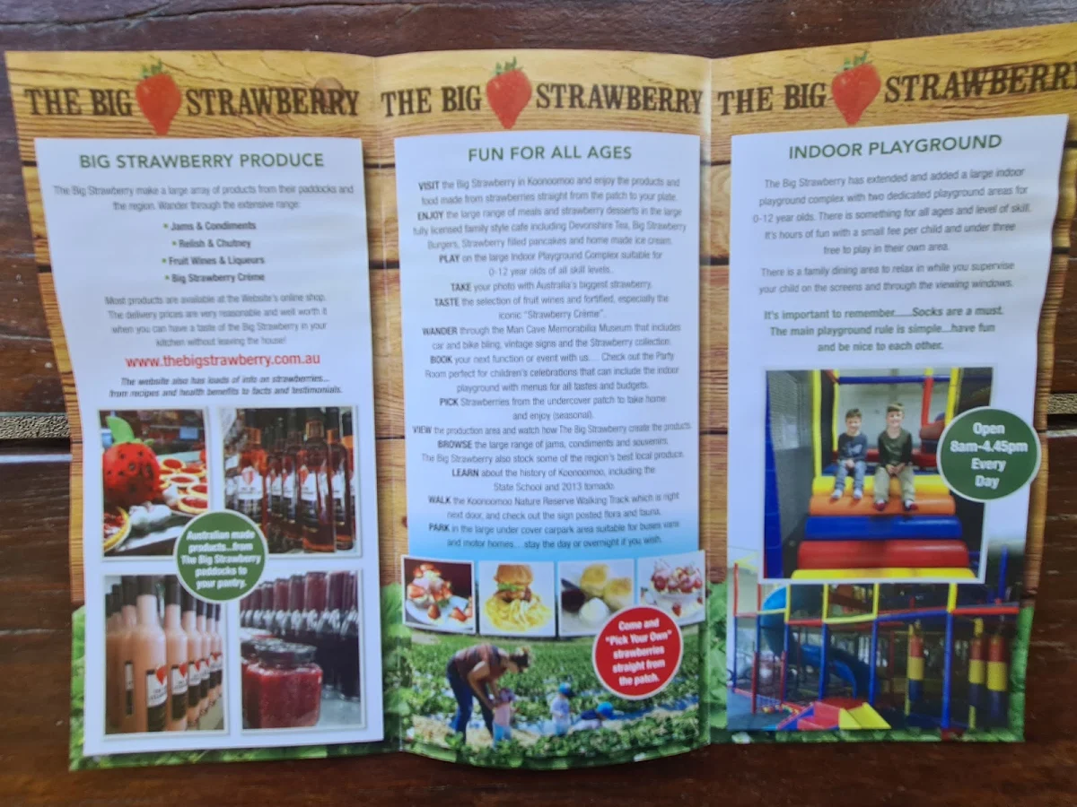 Menu, The Big Strawberry