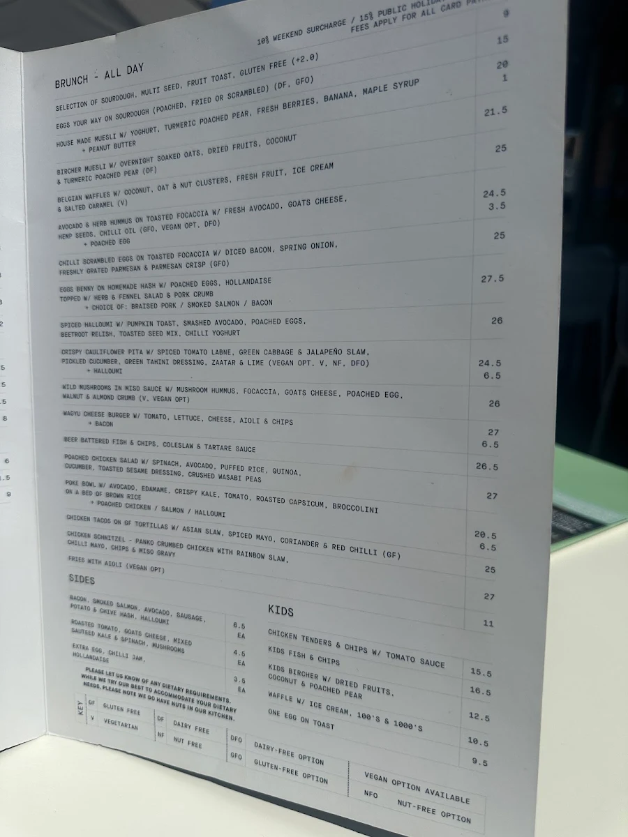 Menu, Port of Call