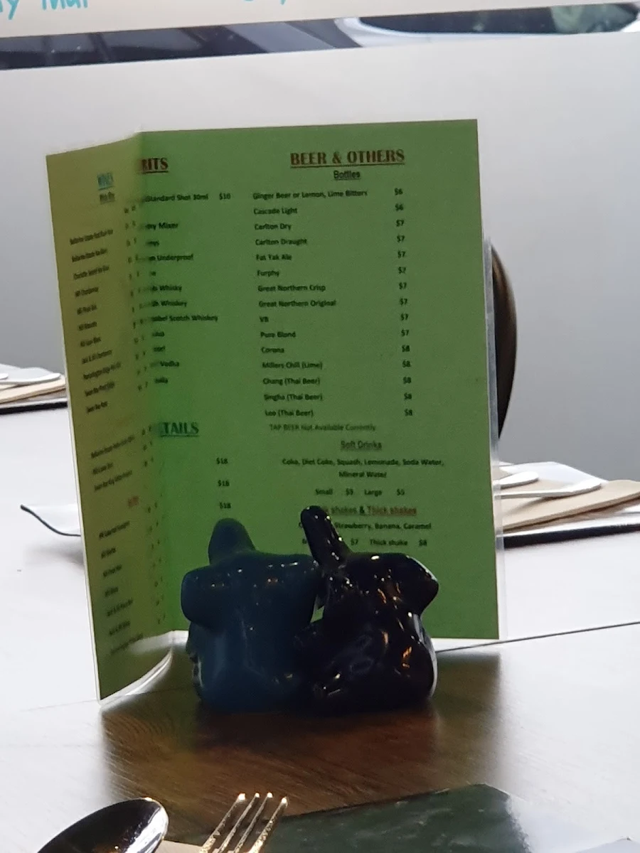 Menu, Bay Thai