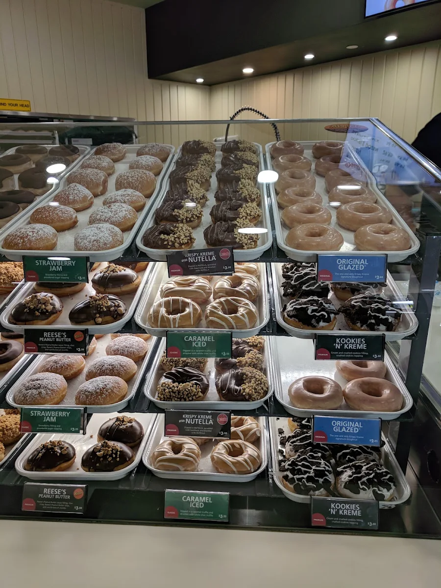 Menu, Krispy Kreme Swanston St