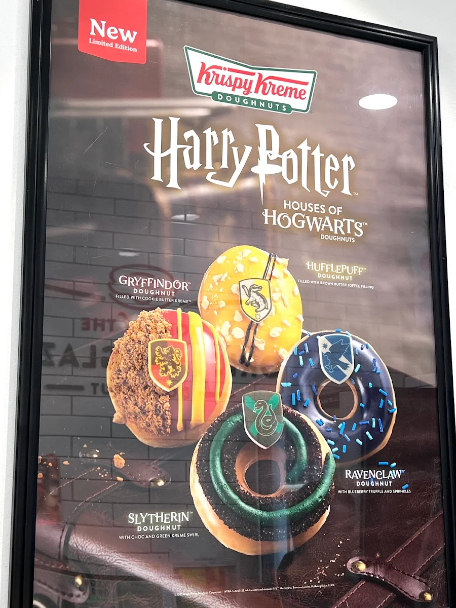 Menu, Krispy Kreme Swanston St