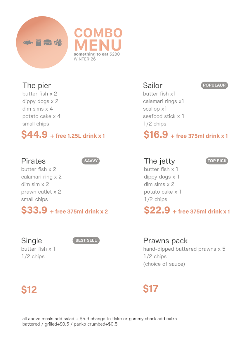 Menu, something to eat 5280
