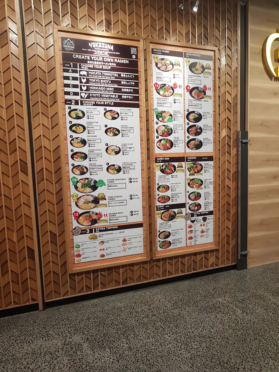 Menu, Mr Teriyaki