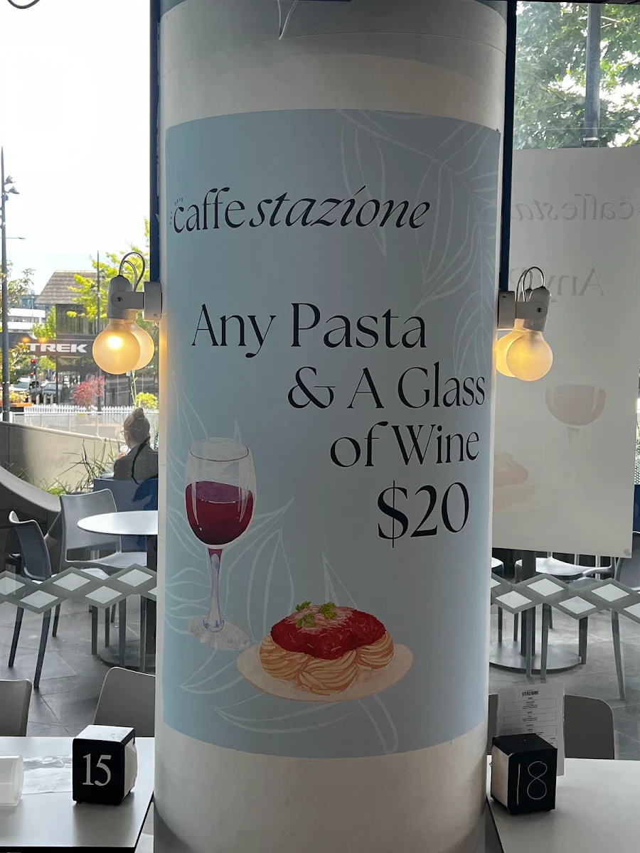 Menu, Caffe Stazione