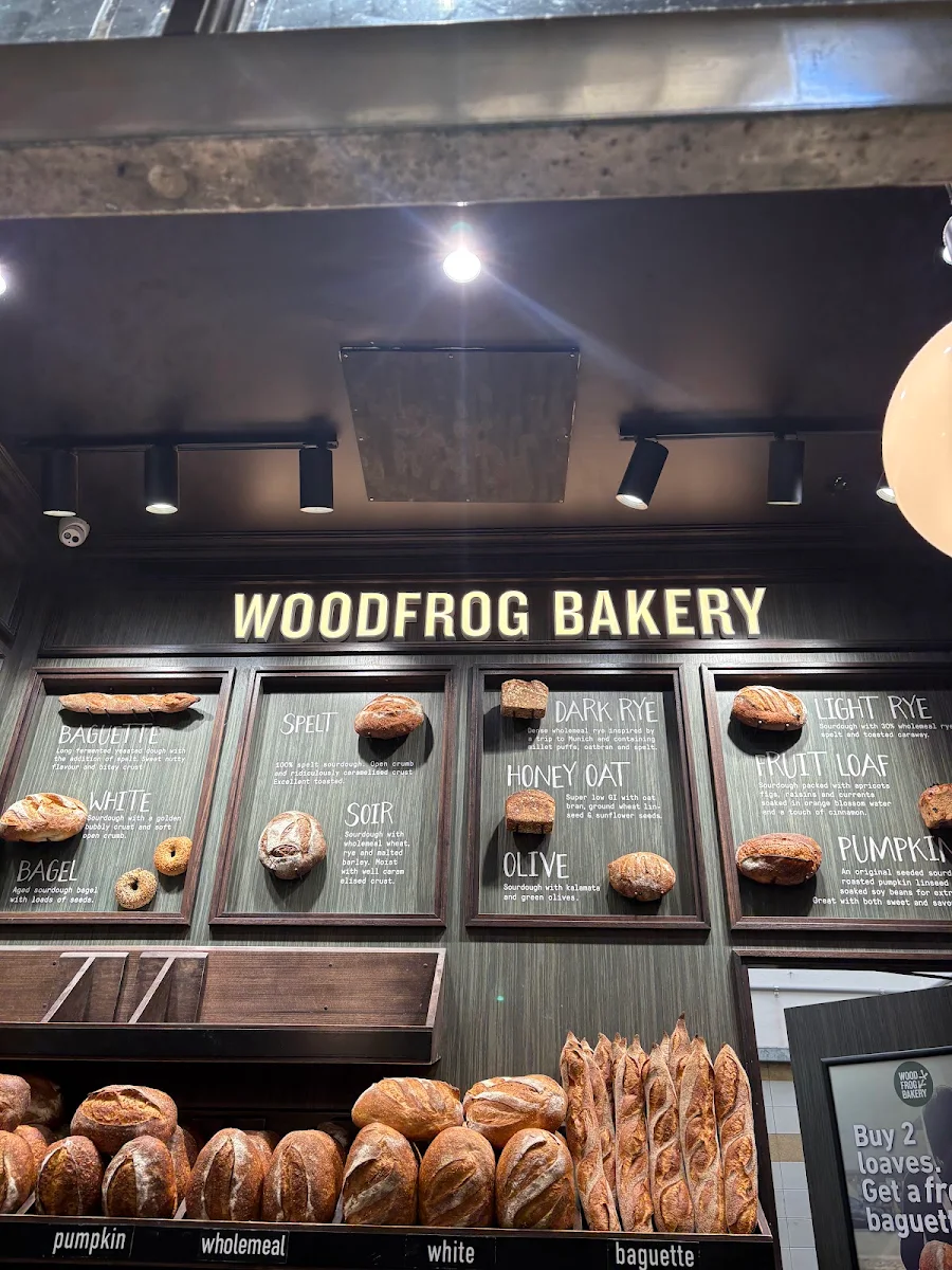 Menu, Woodfrog Bakery Queen Victoria Market