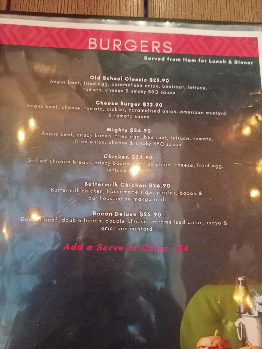 Menu, The Pizza & Pasta Kitchen - Toongabbie