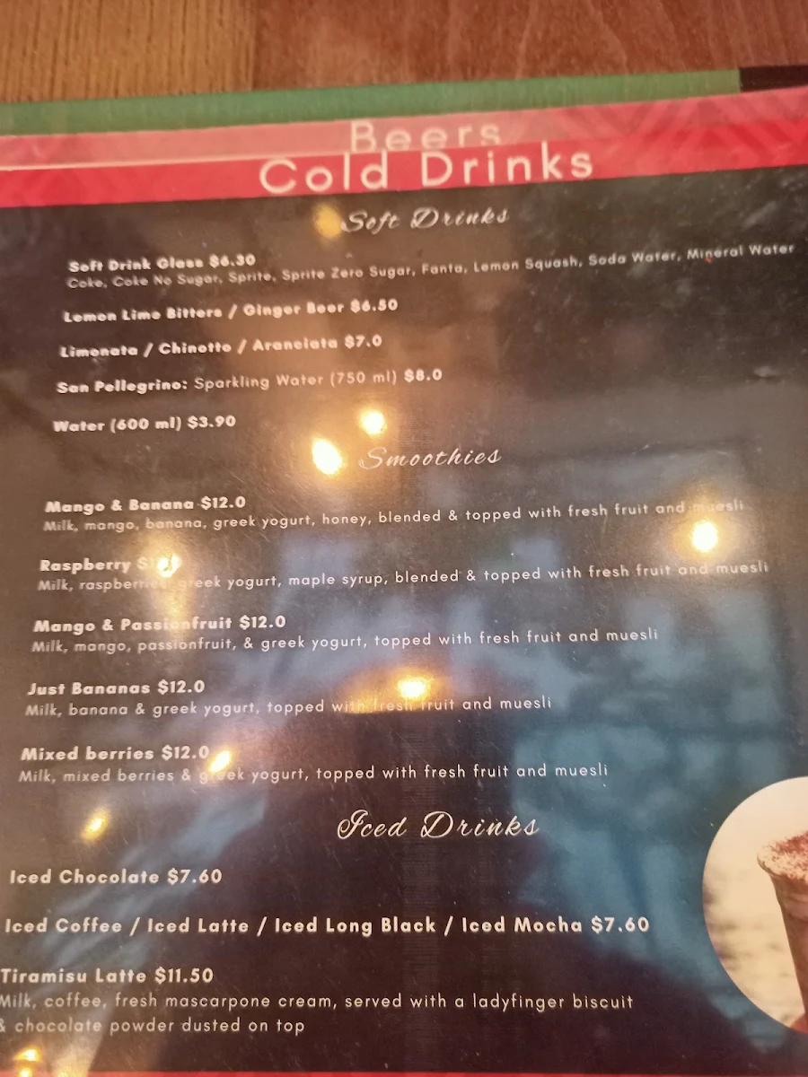 Menu, The Pizza & Pasta Kitchen - Toongabbie