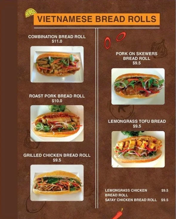 Menu, Viet-Thai Signatures