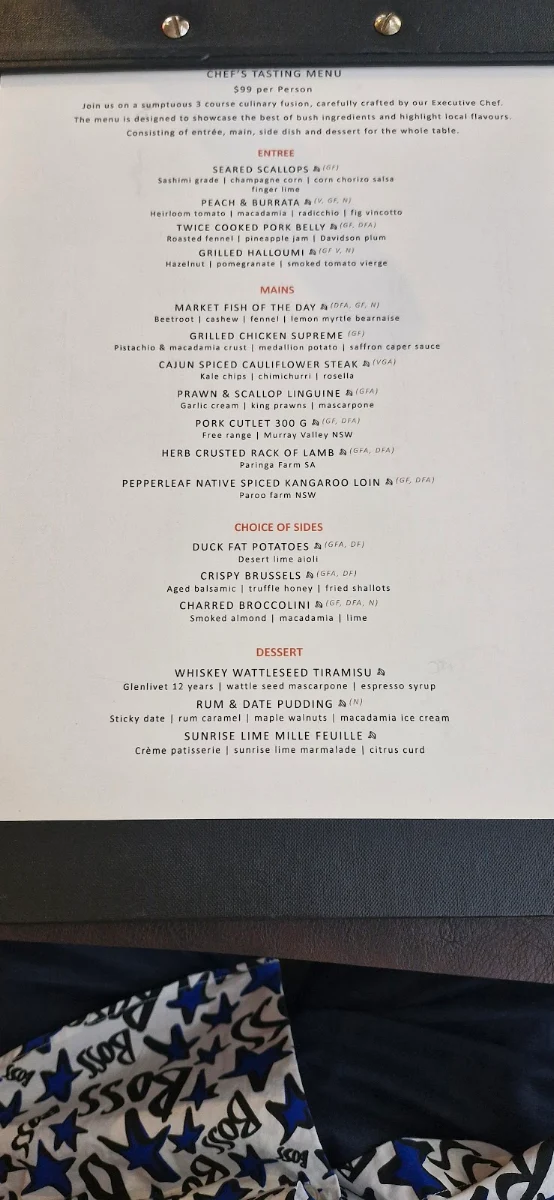Menu, Arnguli Grill & Restaurant
