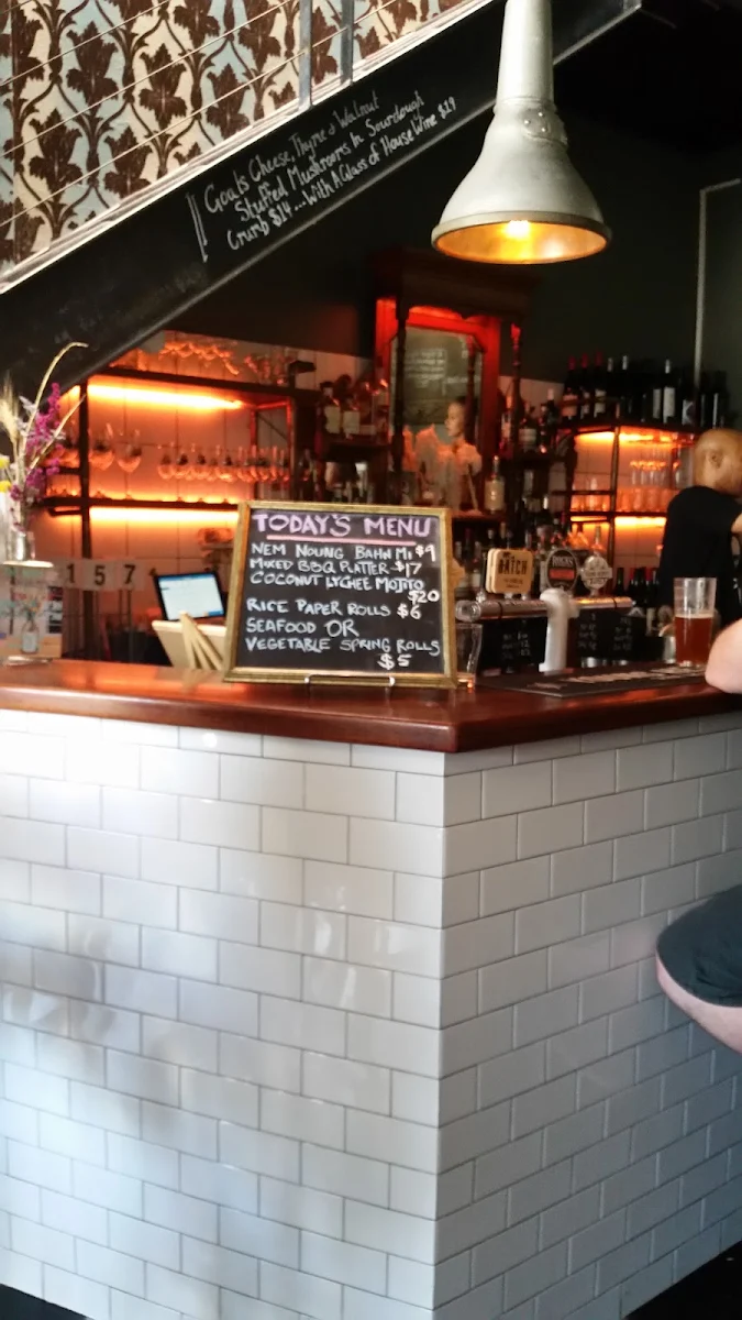 Menu, The Temperance Society