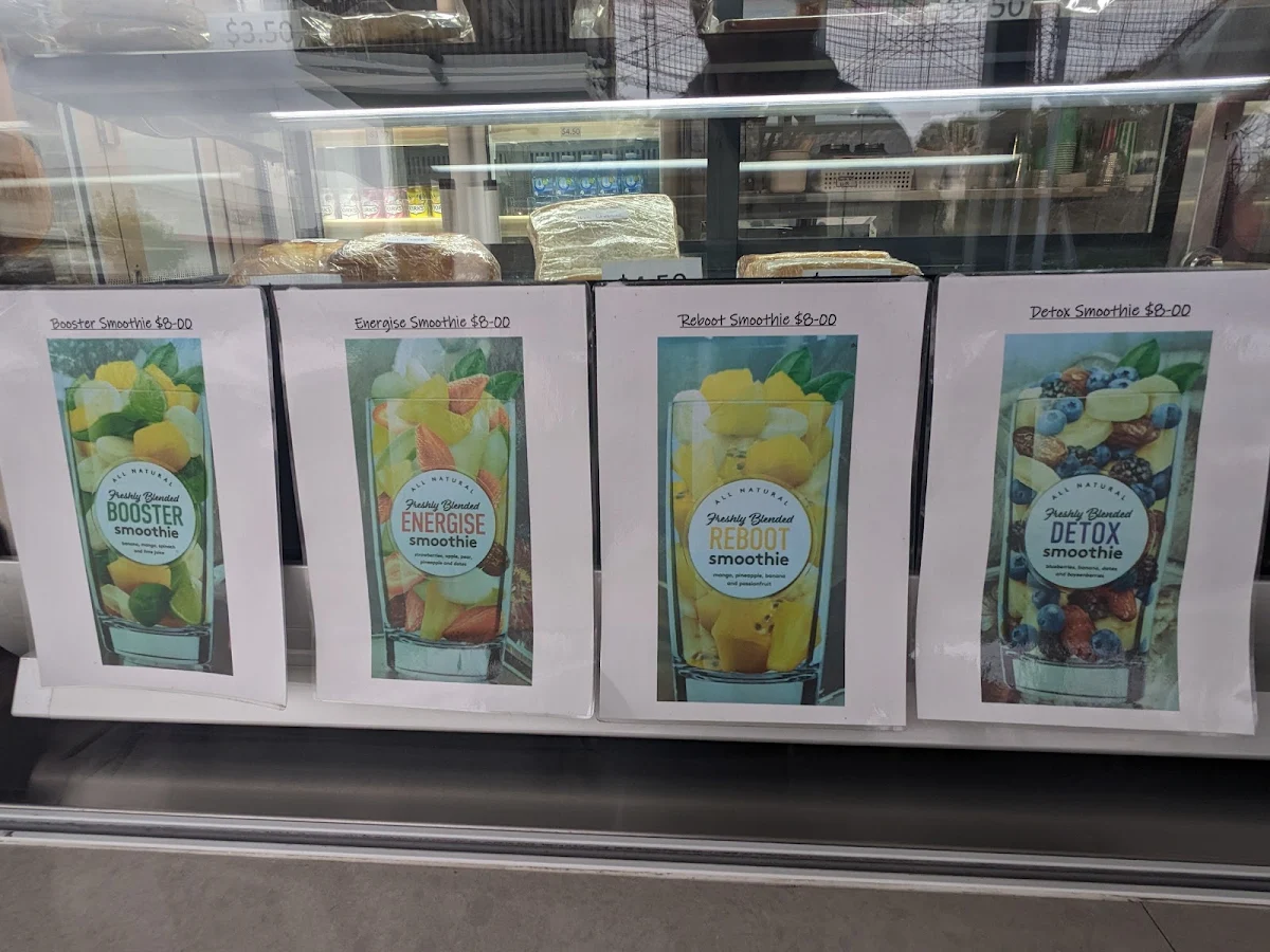 Menu, Riverside Kiosk