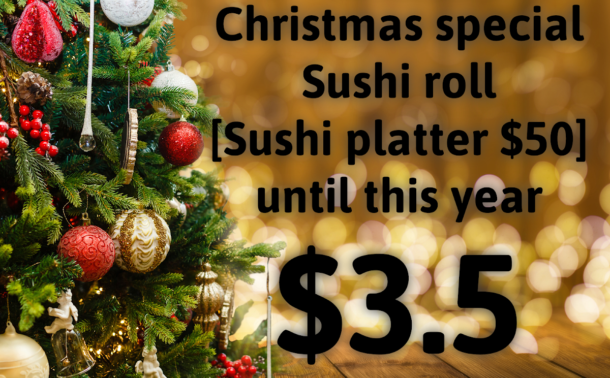 Menu, Sushi Maru GC