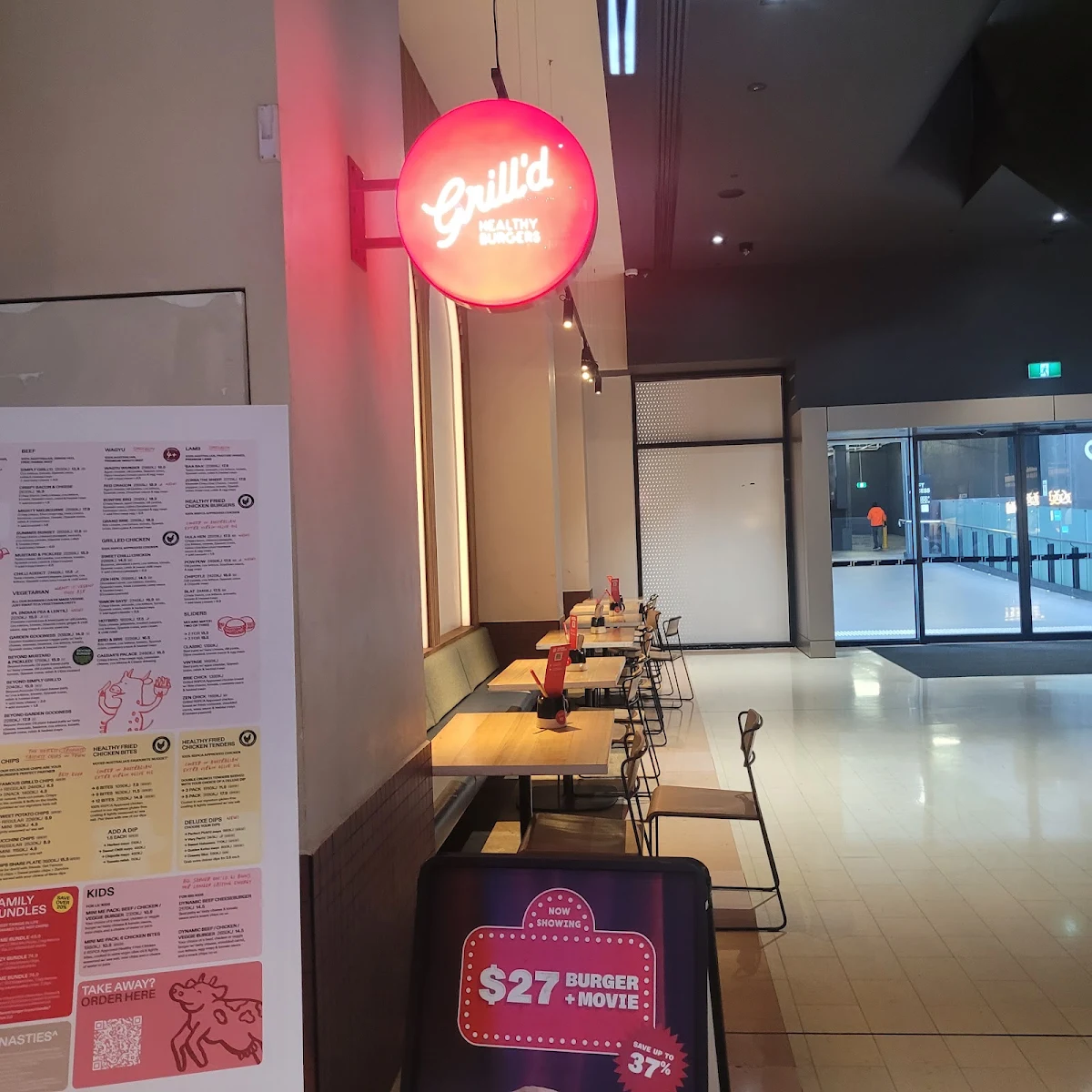 Menu, Grill'd Burgers - Eastland