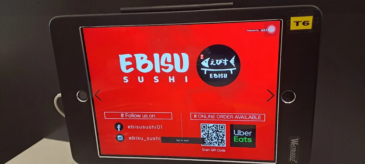 Menu, Ebisu Sushi Glenelg