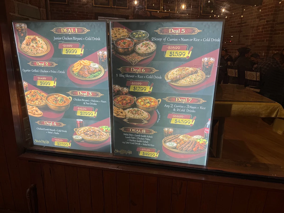 Menu, Shahi Mehfil