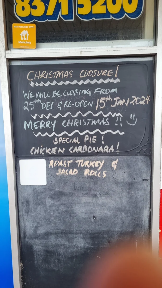 Menu, South Plympton Bakehouse