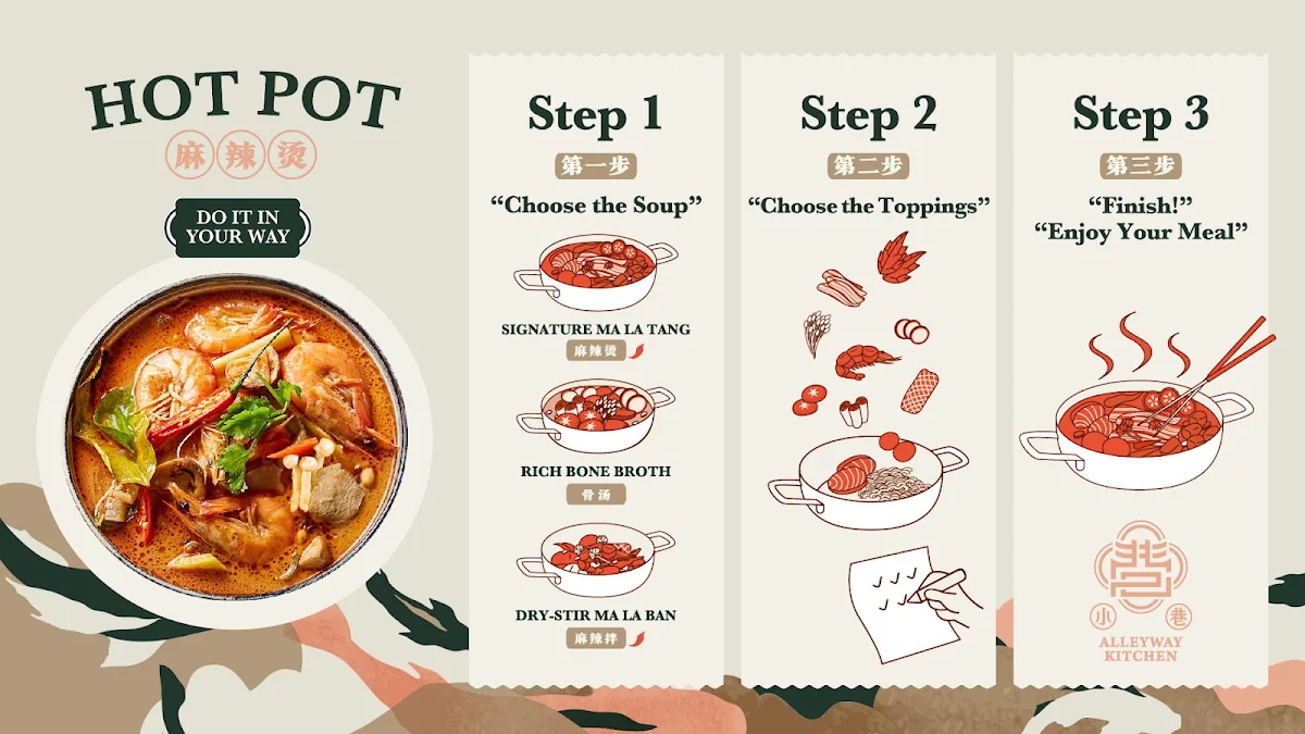 Menu, Alleyway Kitchen Highpoint | 小巷