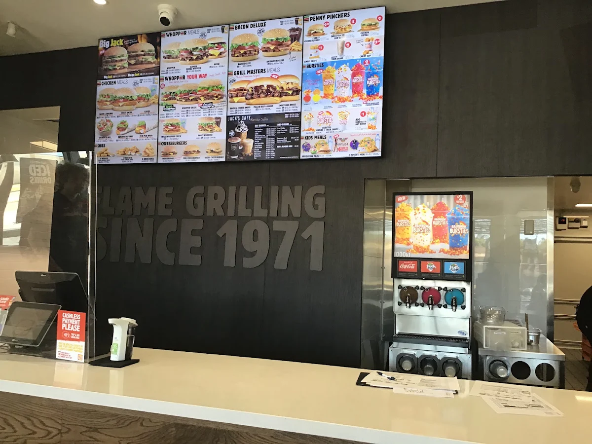 Menu, Hungry Jack's Burgers Geraldton South